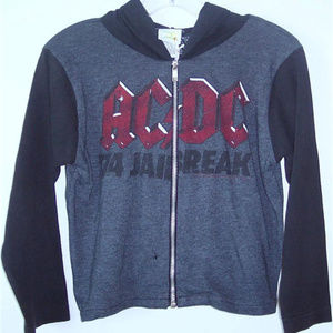 AC/DC L/S ZIPPER HOODIE SIZE 4T *NWT* Sweatshirt